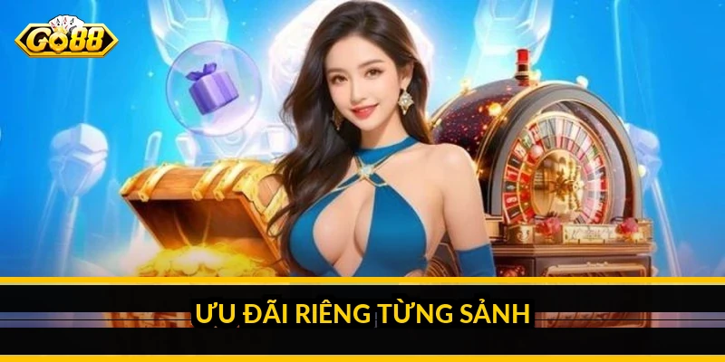 Ưu đãi riêng từng sảnh