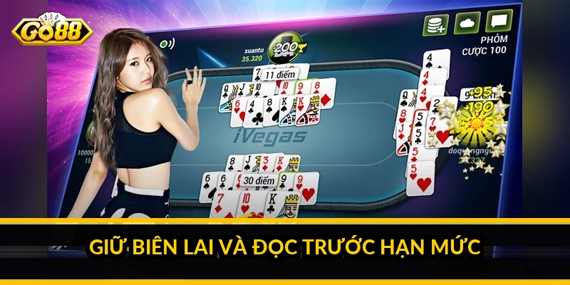 Giữ biên lai và đọc trước hạn mức