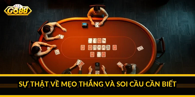 Sự thật về mẹo thắng và soi cầu cần biết