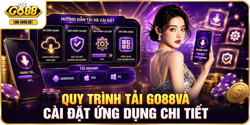 Quy trình tải  GO88và cài đặt ứng dụng chi tiết